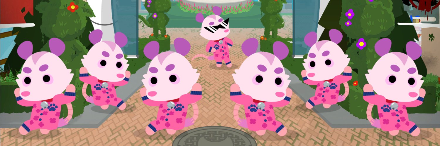 A weird possum's banner