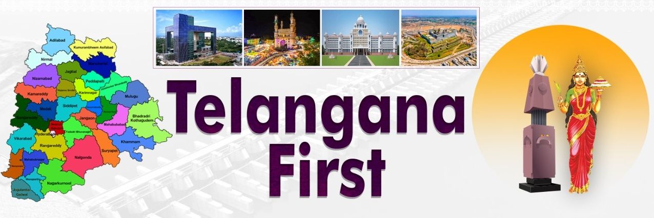 Telangana First's banner