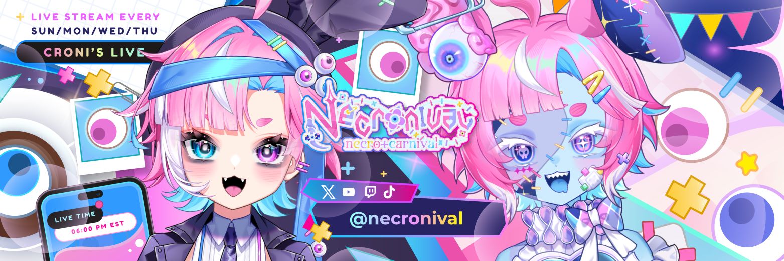 Croni 🍭🎀【VTUBER】's banner