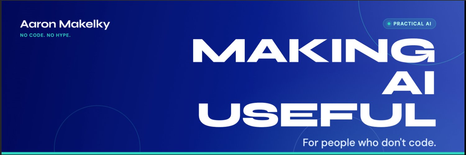 Aaron Makelky's banner