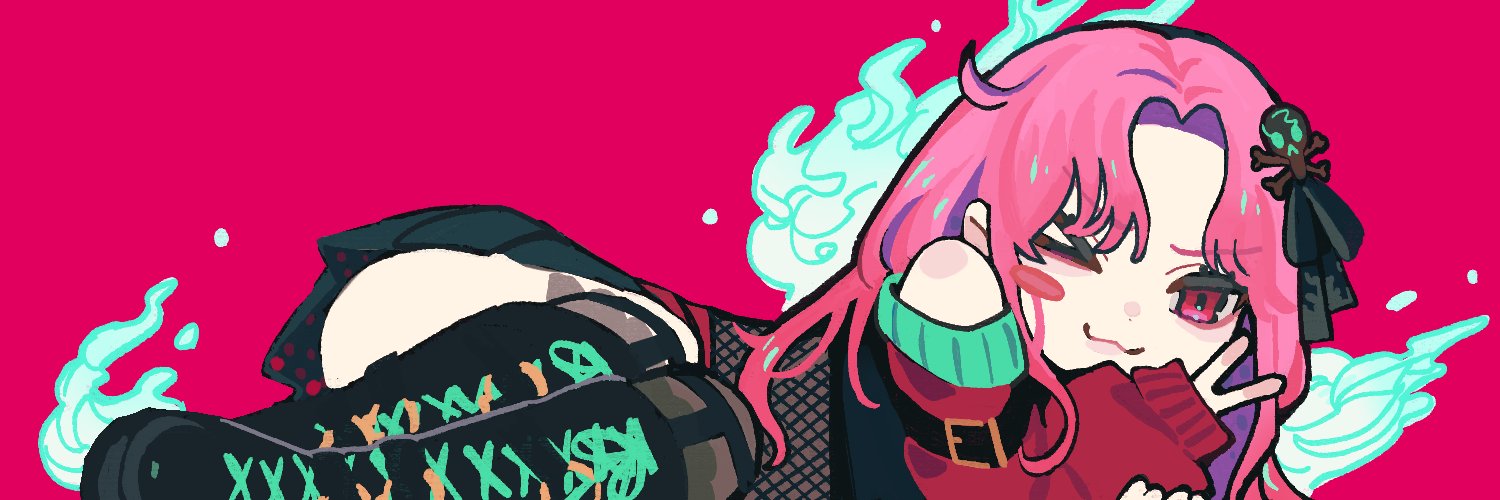 Tomoe Carmine 🎀☠️トモエ・カーマイン's banner