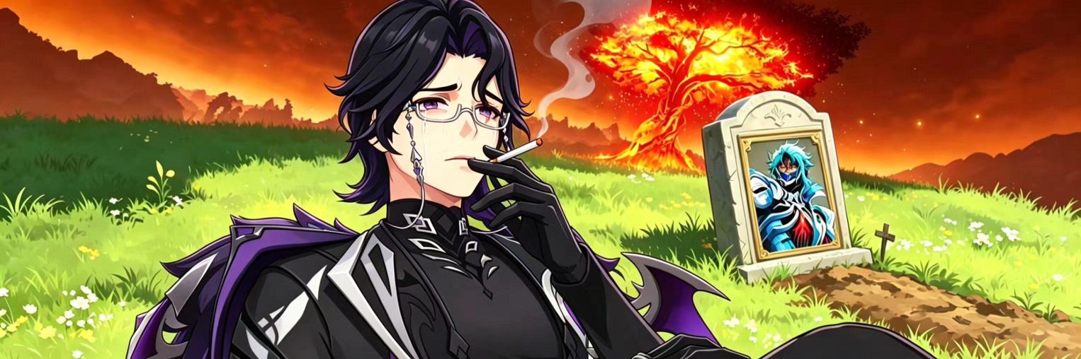 Gentleman Paimon's banner