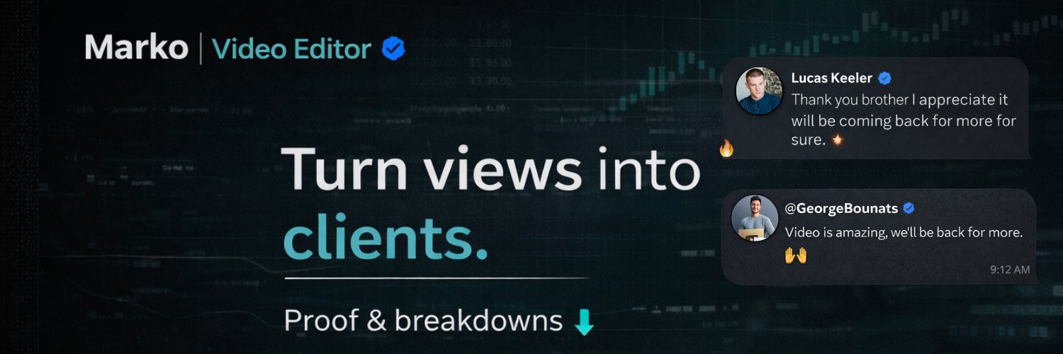 Marko | Video Editor📈's banner