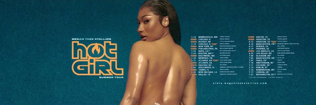 Hot Girl Summer Tour's banner