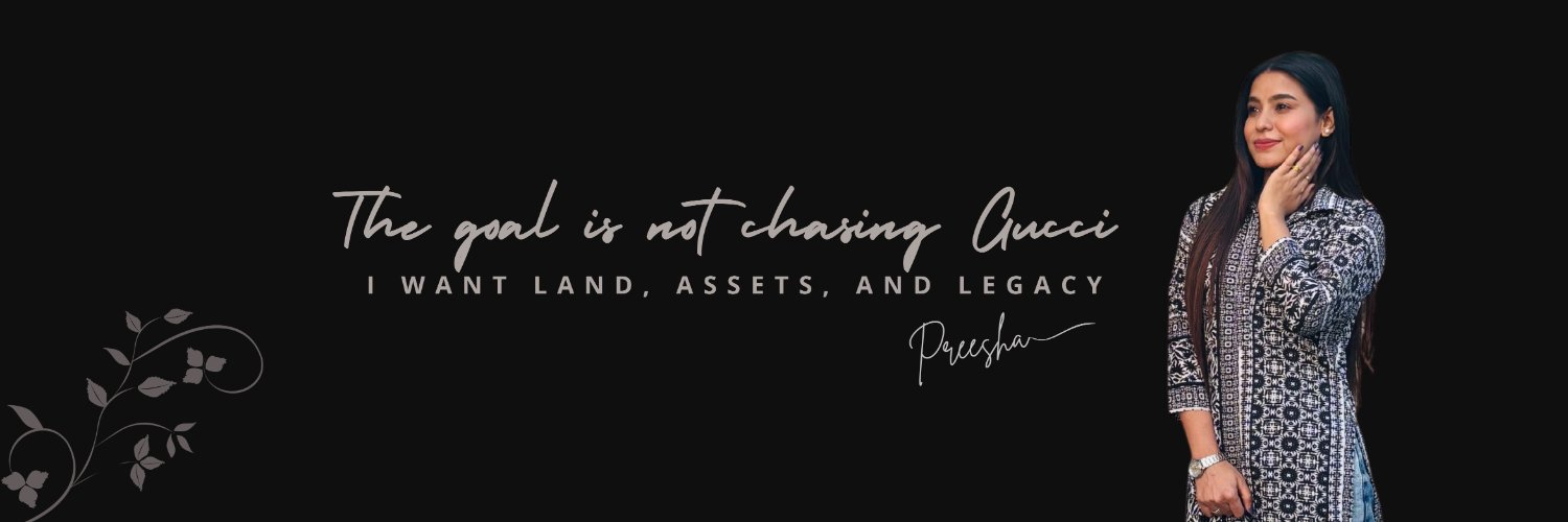 Preesha's banner
