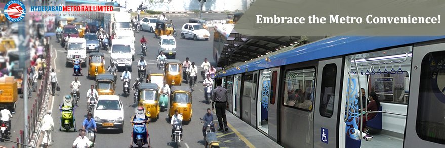 Hyderabad Metro Rail Ltd.'s banner