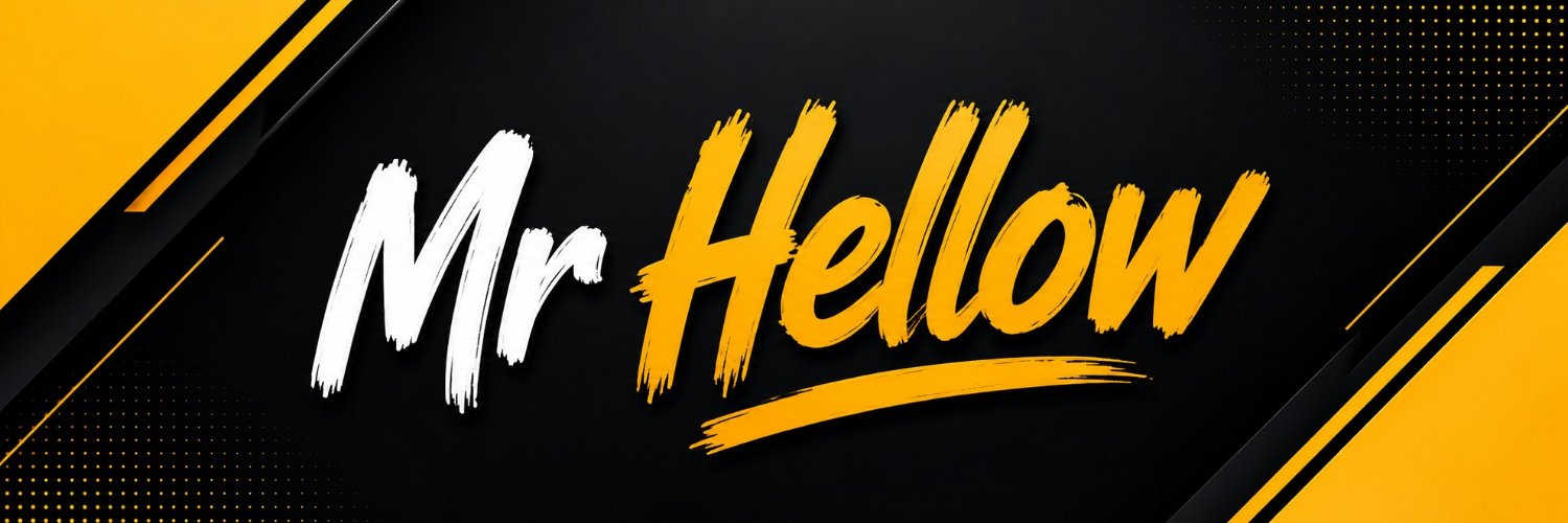 H E L L O W's banner