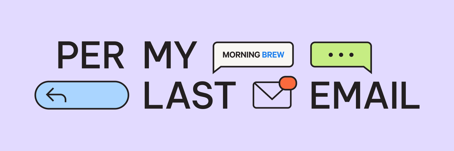 Per My Last Email's banner