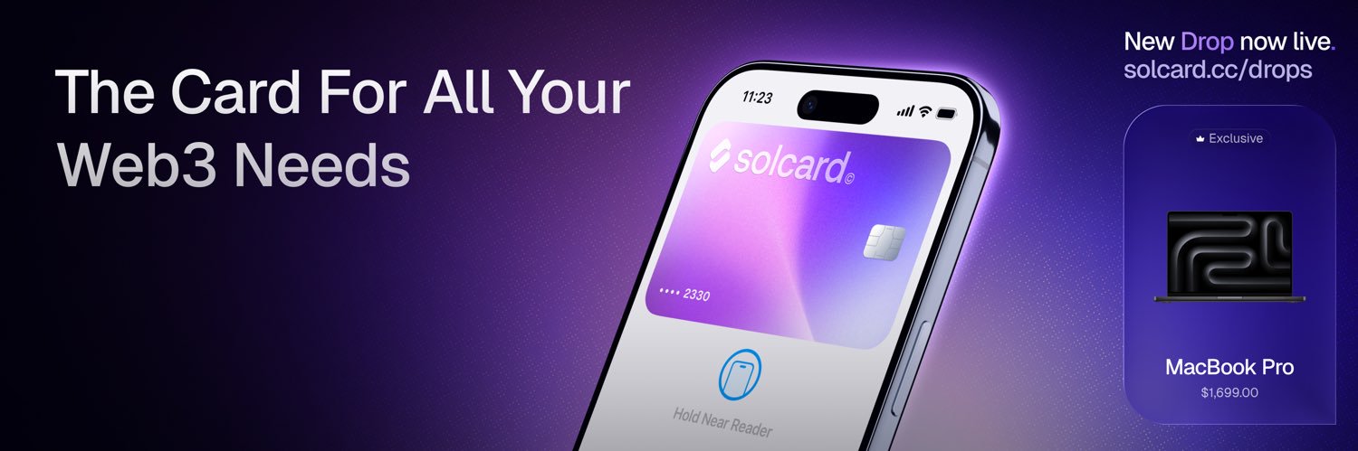 SolCard's banner