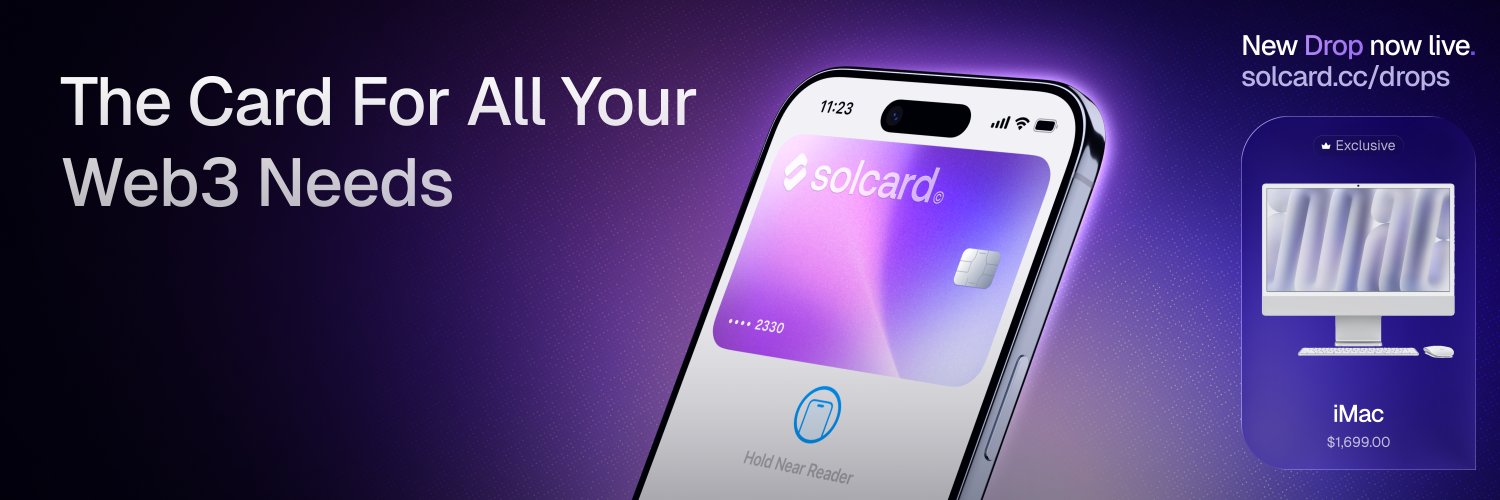 SolCard's banner