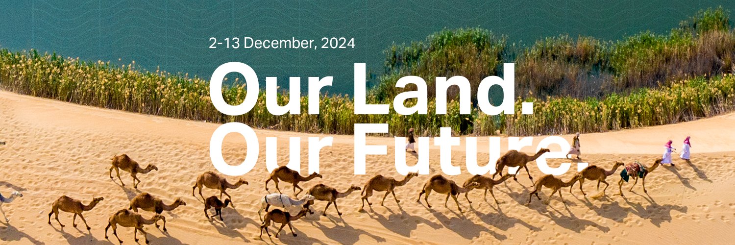 COP16 Riyadh's banner