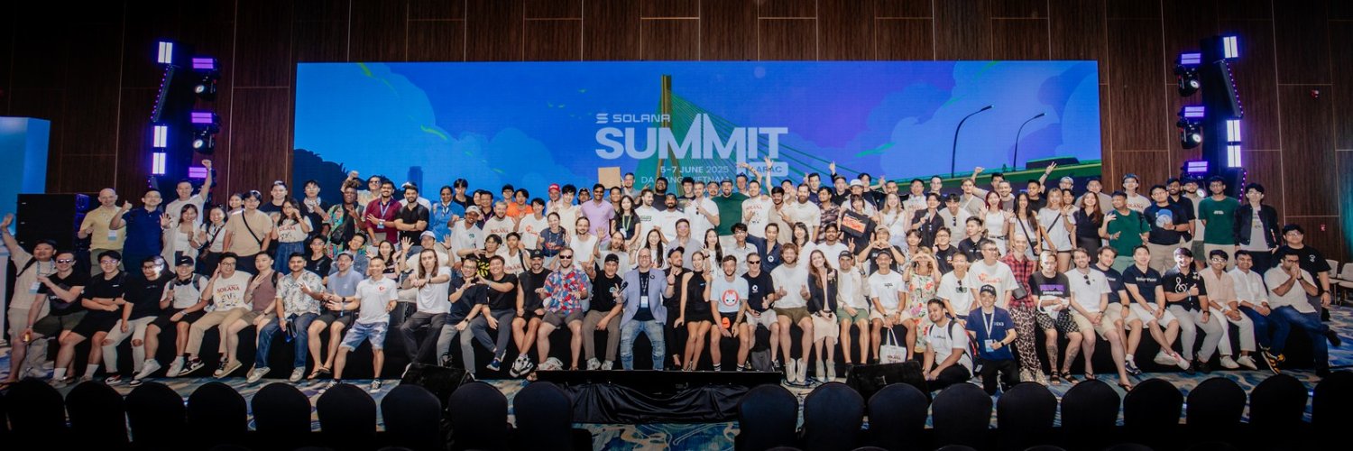 Solana Summit's banner