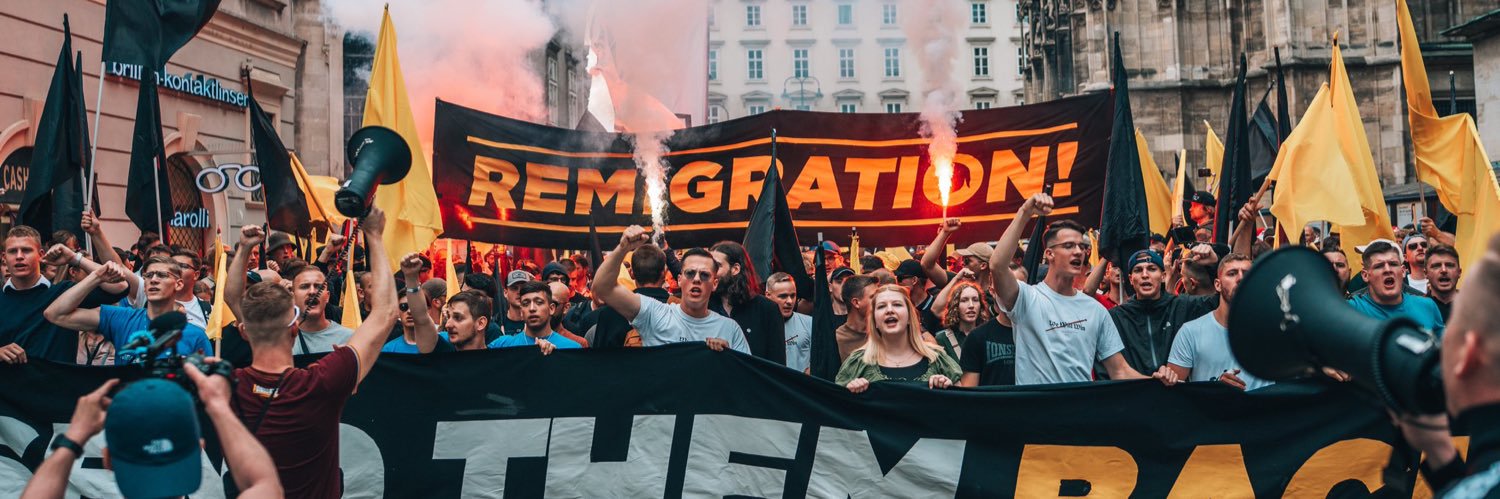 Identitäre Bewegung Österreich's banner