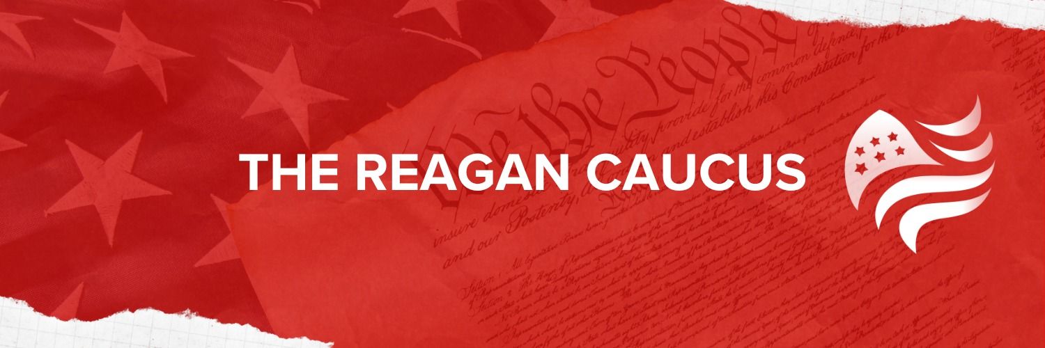 The Reagan Caucus's banner
