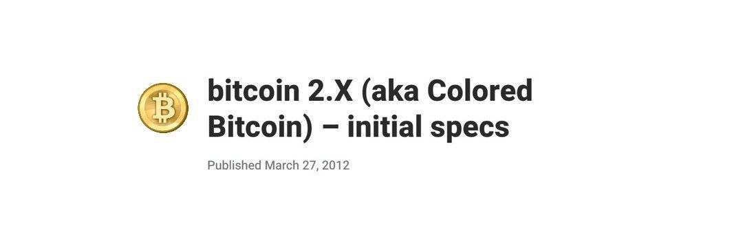 Colored Bitcoin's banner