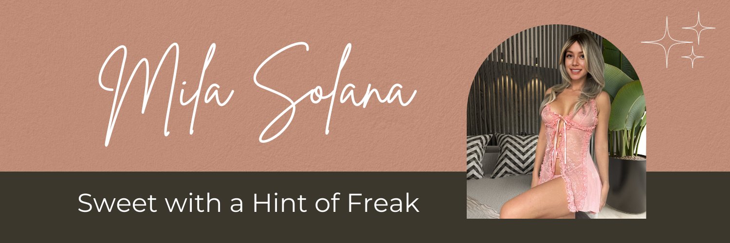 Mila Solana's banner