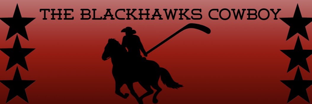 The Blackhawks Cowboy's banner