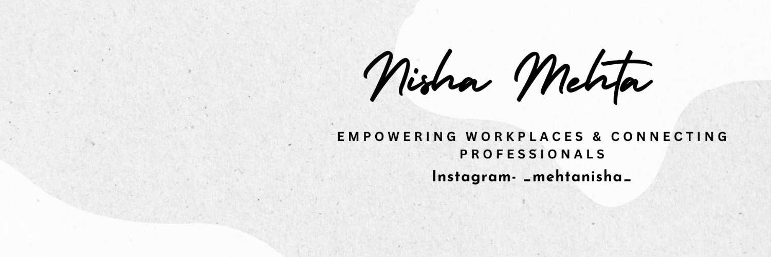 Nisha Mehta's banner