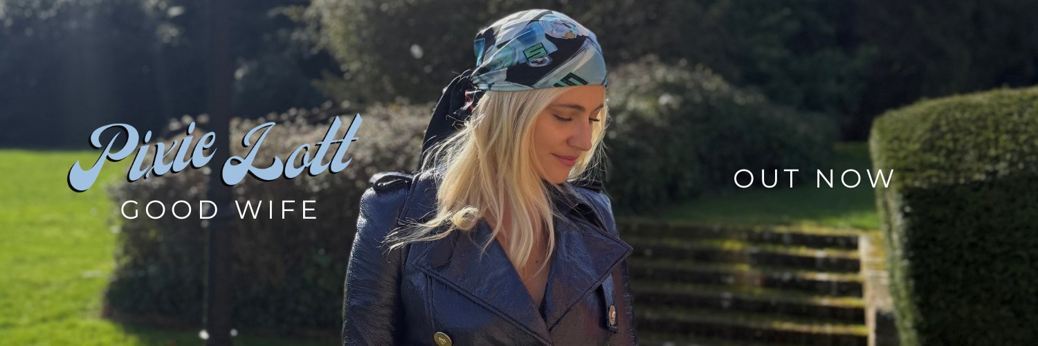 Pixie Lott's banner
