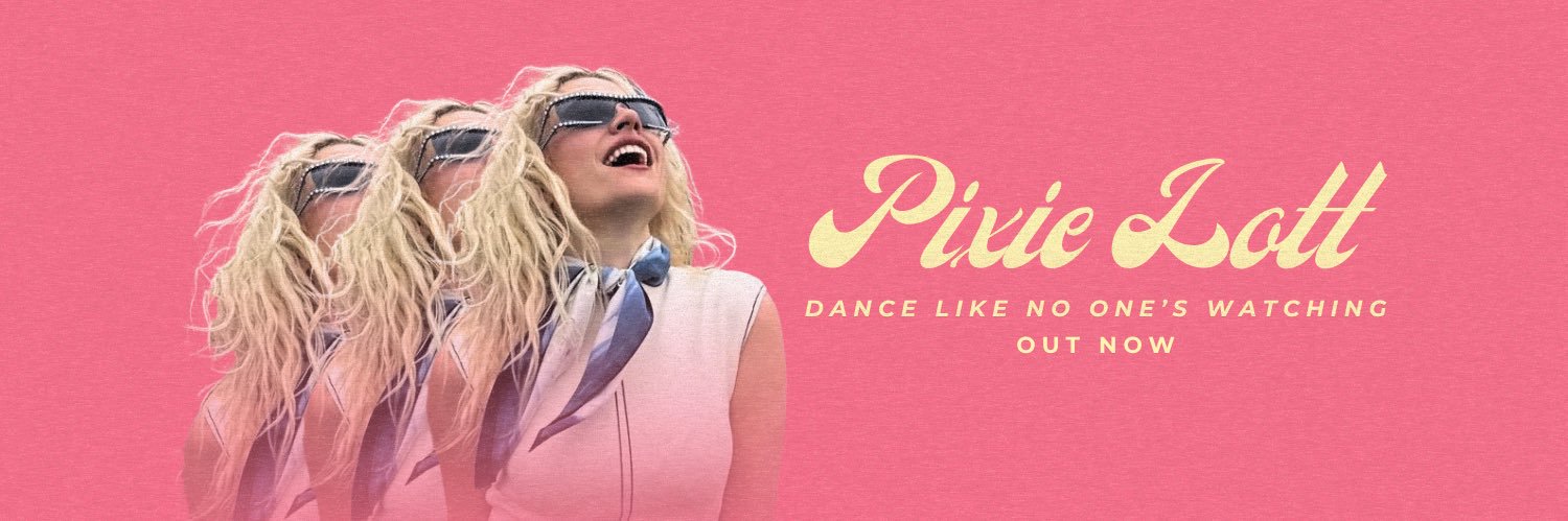 Pixie Lott's banner