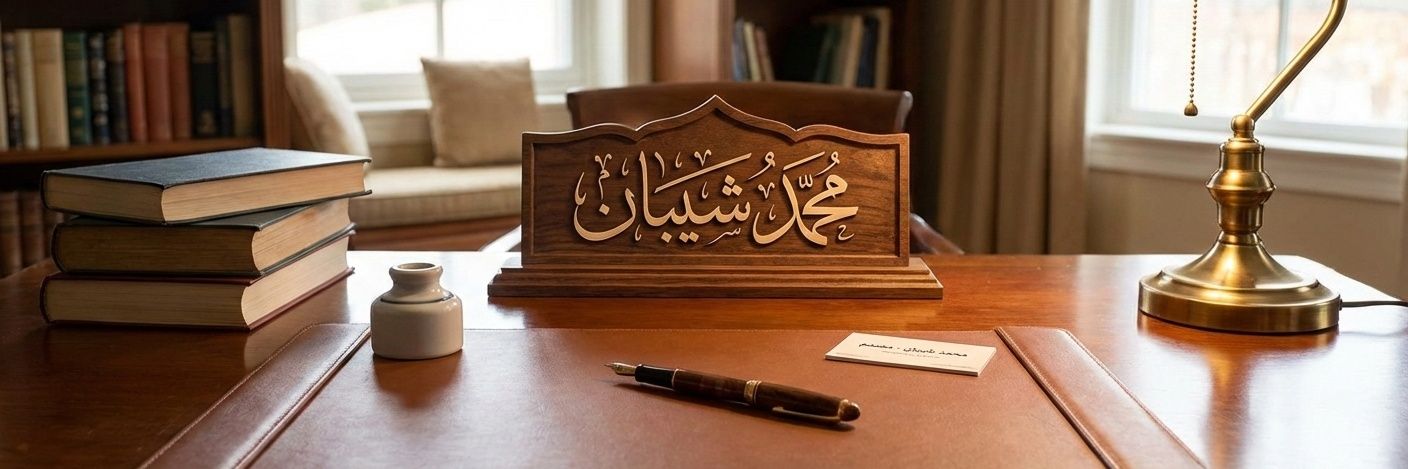 محمد شيبان Mohammed Shiban's banner