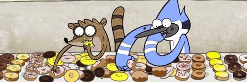 Humor con Mordecai's banner