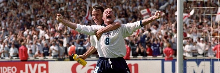 Paul Gascoigne's banner