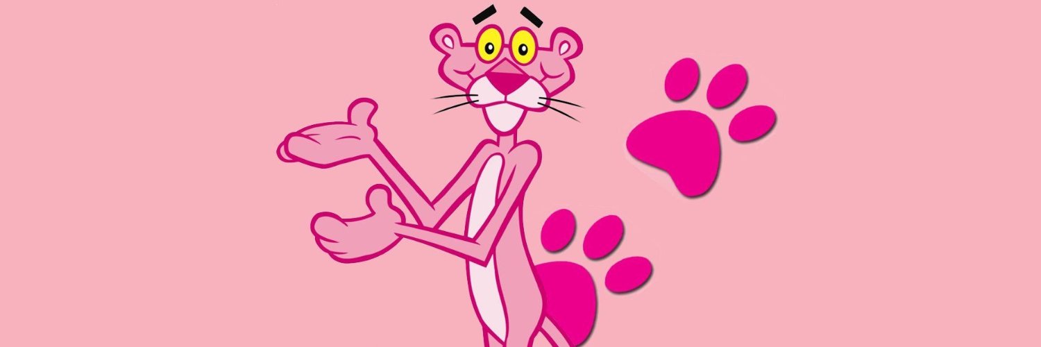 Pink Panther Cartoon's banner