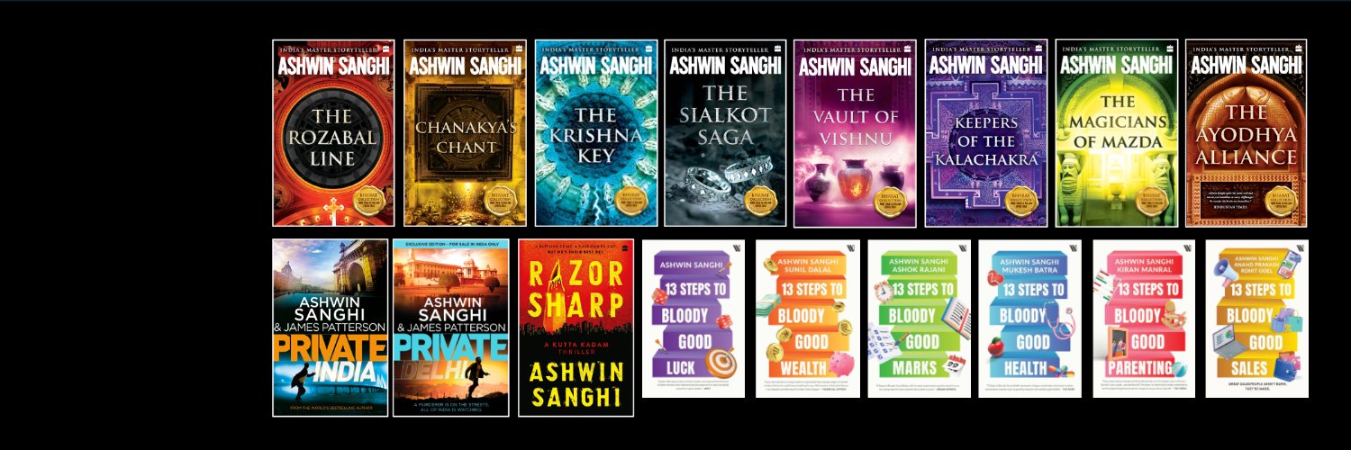 Ashwin Sanghi's banner