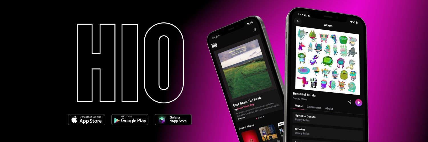 HIO music | $HIO's banner