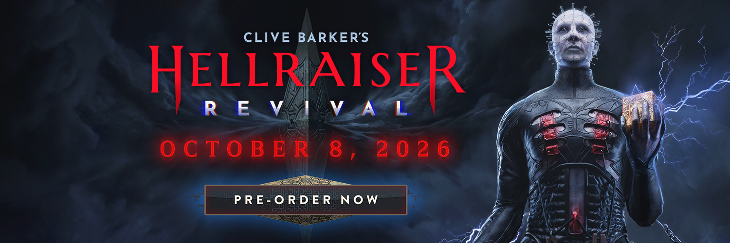 Clive Barker's Hellraiser: Revival's banner