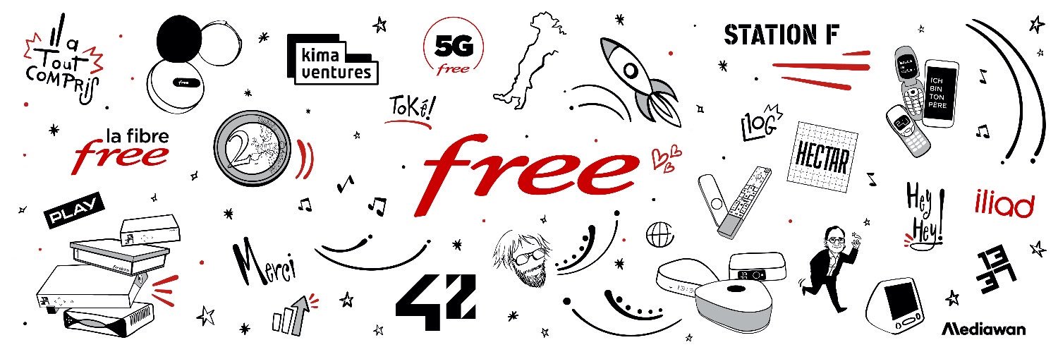 Xavier Niel's banner