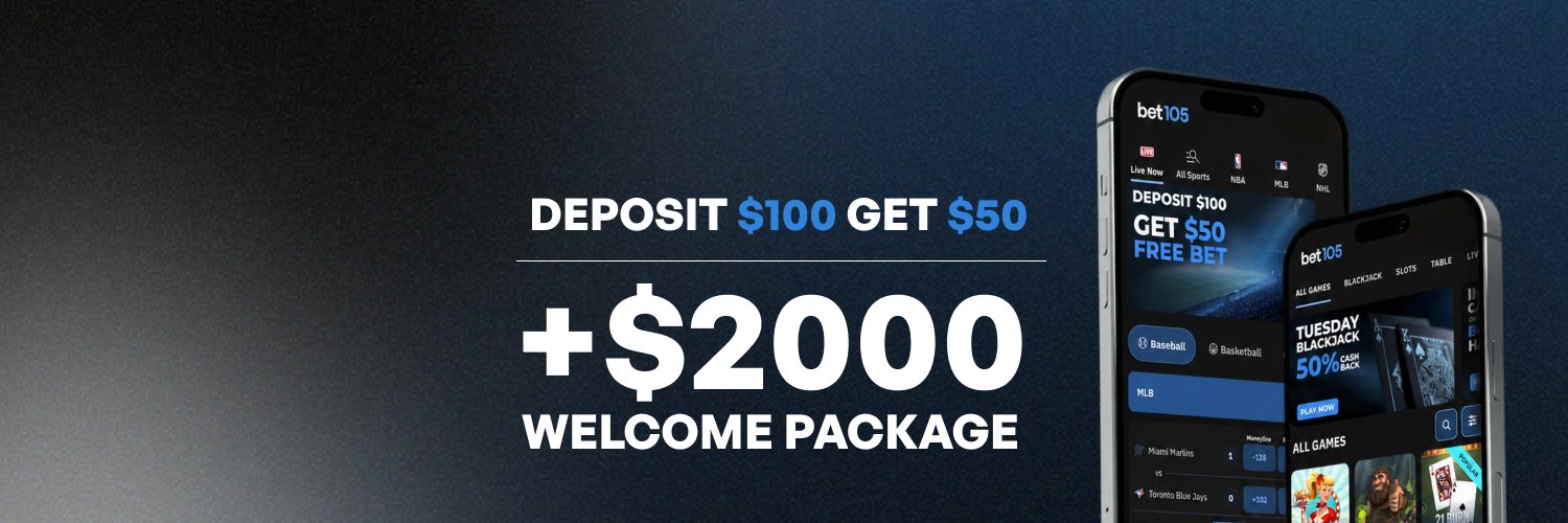 Bet105's banner