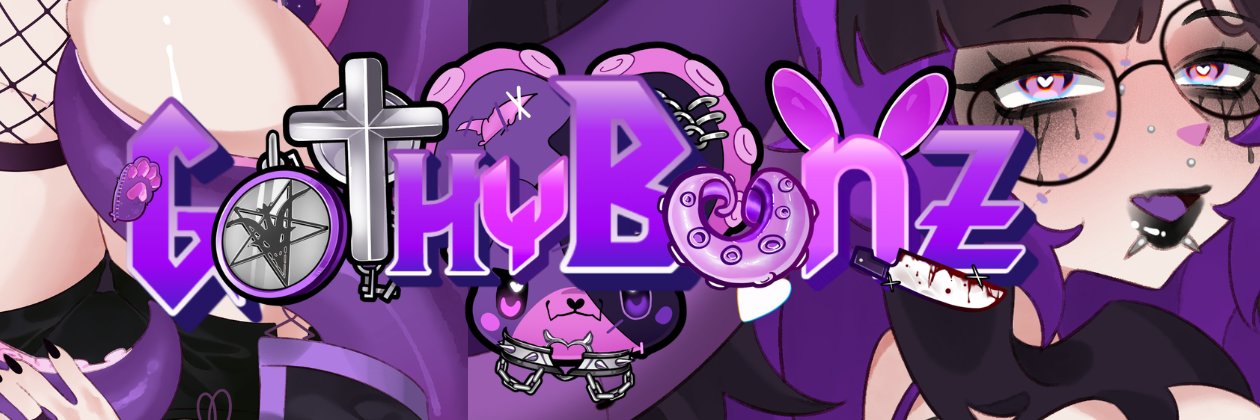 Goth Lewdtuber Whore🔮🐰💜|| ✈️🔜Hentai Matsuri's banner