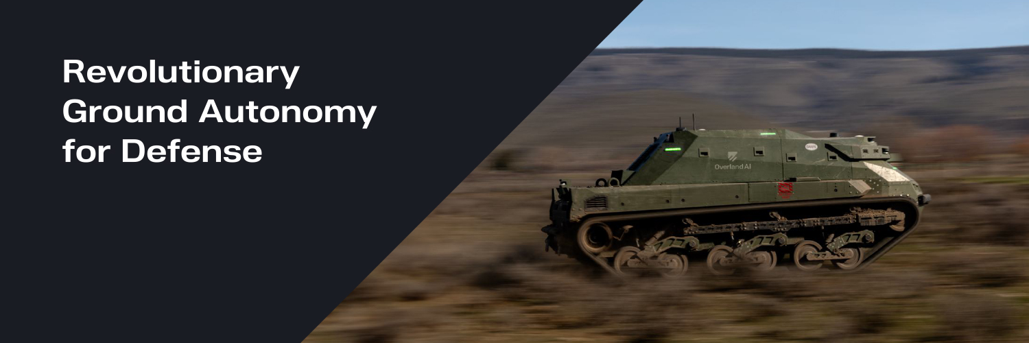 Overland AI's banner