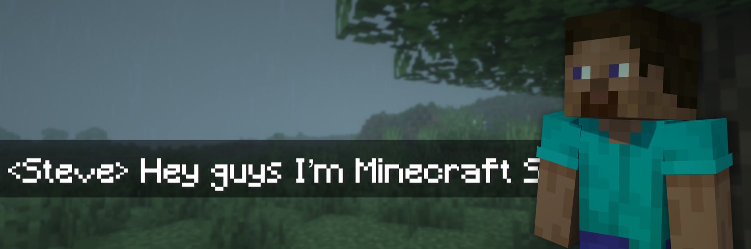 Minecraft Steve's banner