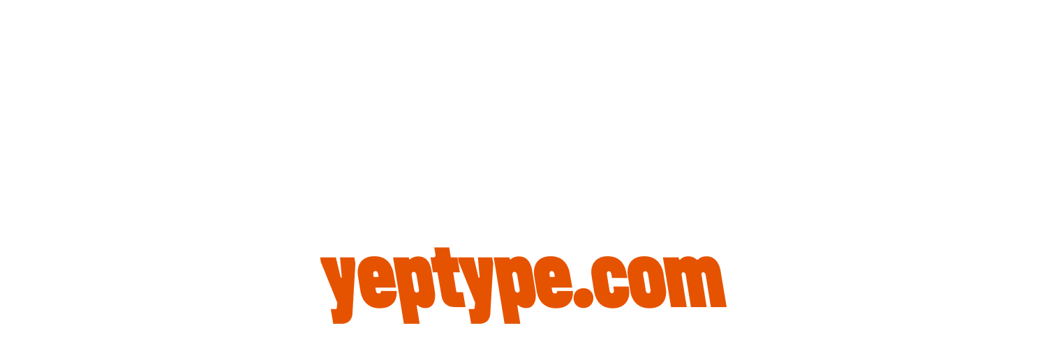 Yep! Type Foundry's banner