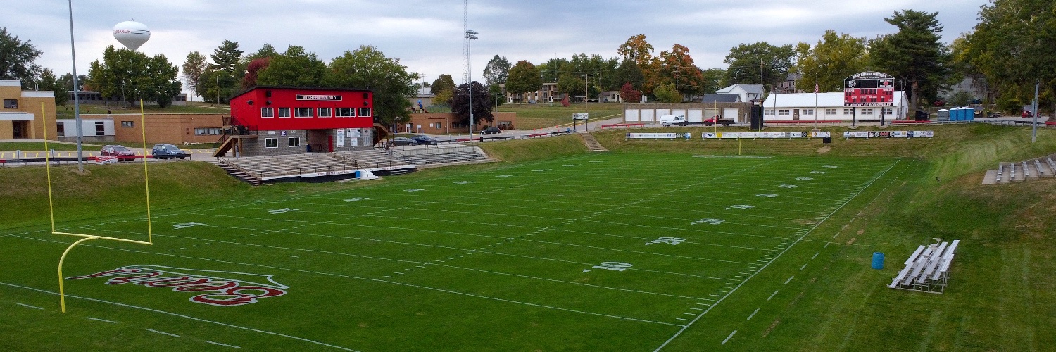West Branch Football's banner