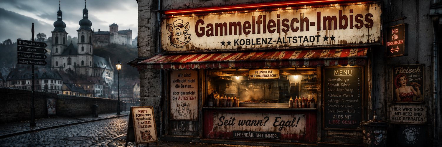 Gammelfleisch-Imbiss Koblenz-Altstadt's banner