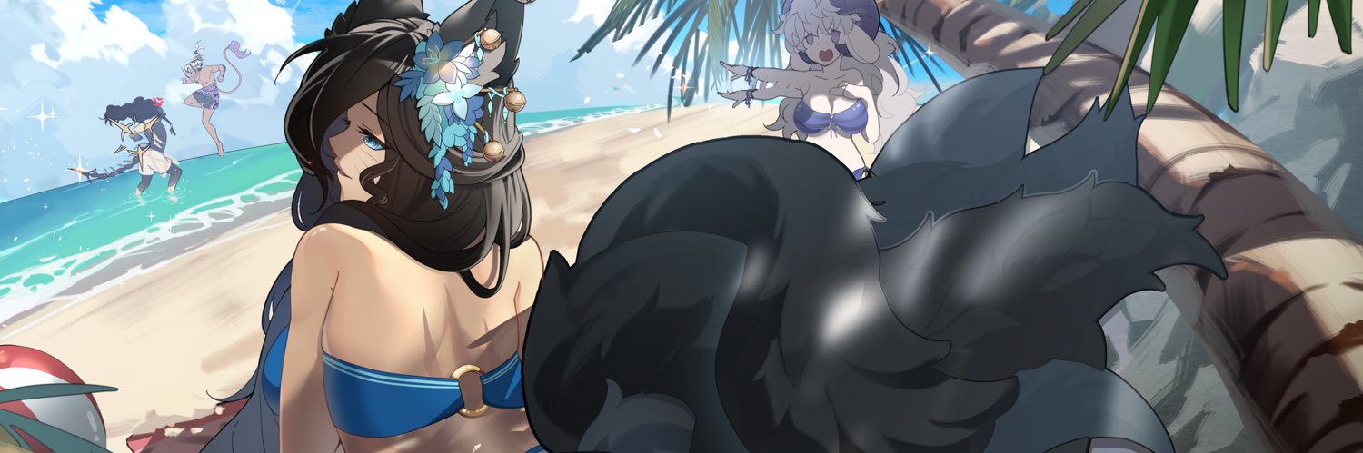 Kiyomi 💙🦊🍑's banner