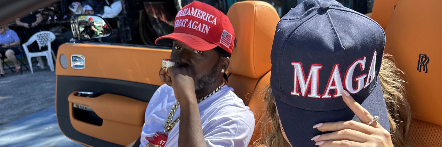BlackDonaldTrump 47's banner