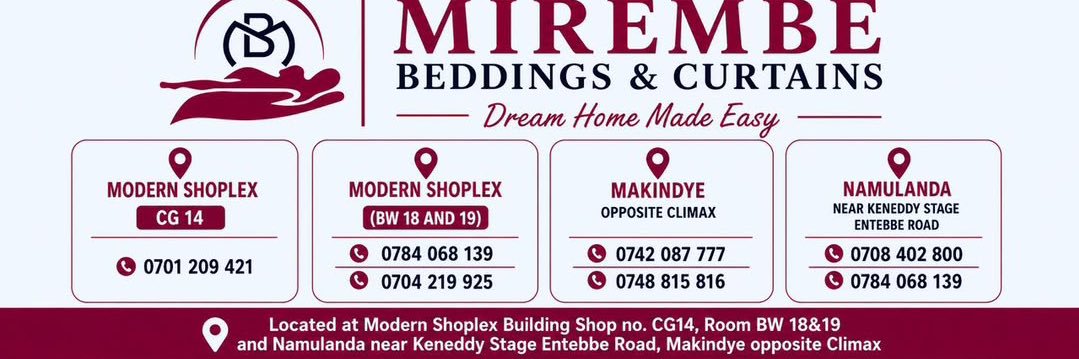 Mirembe Beddings & Curtains's banner