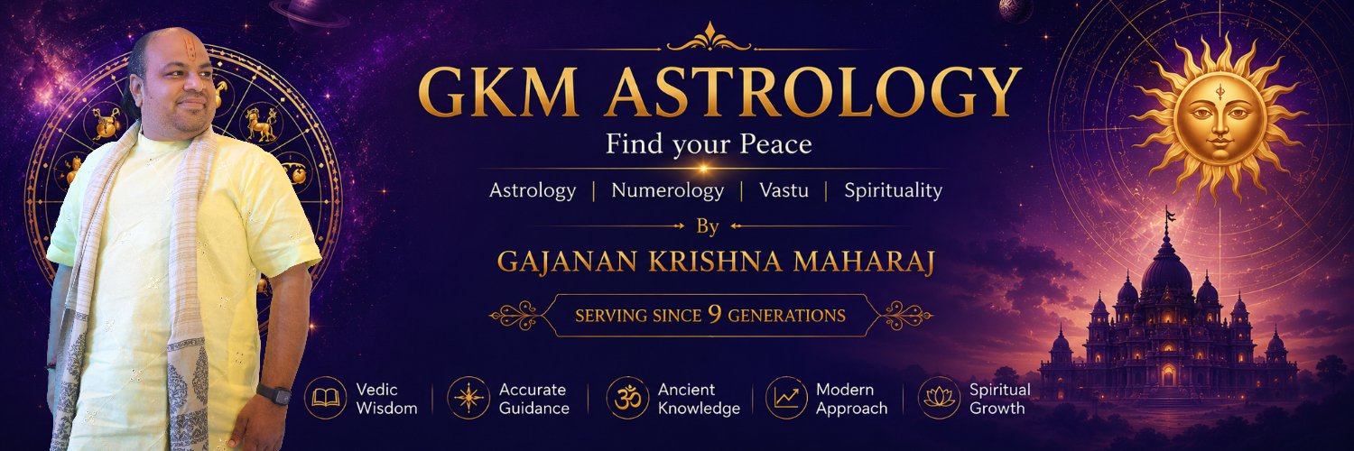 Pt. Gajanan Krishna Maharaj (Astro- Counsellor)'s banner