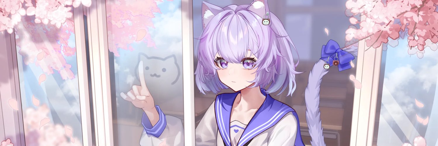 enerjynx 🙀💜 | catgirl vtuber ✨'s banner