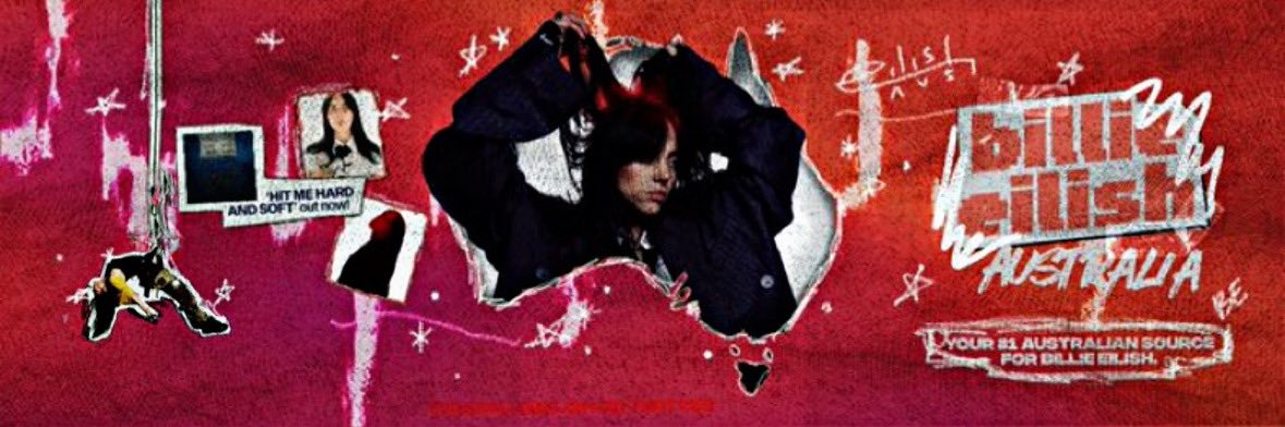 Billie Eilish Australia's banner