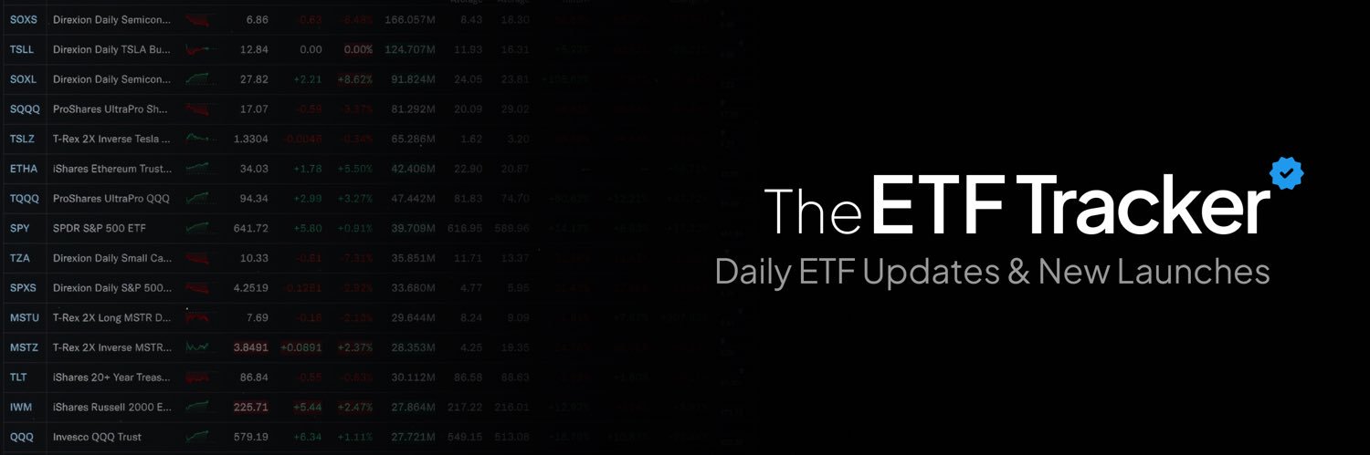 ETF Tracker's banner
