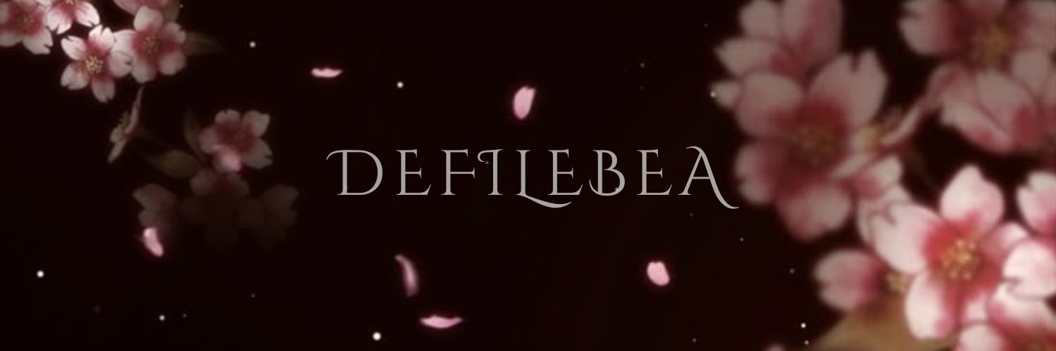 — 𝘥𝘦𝘧𝘪𝘭𝘦's banner