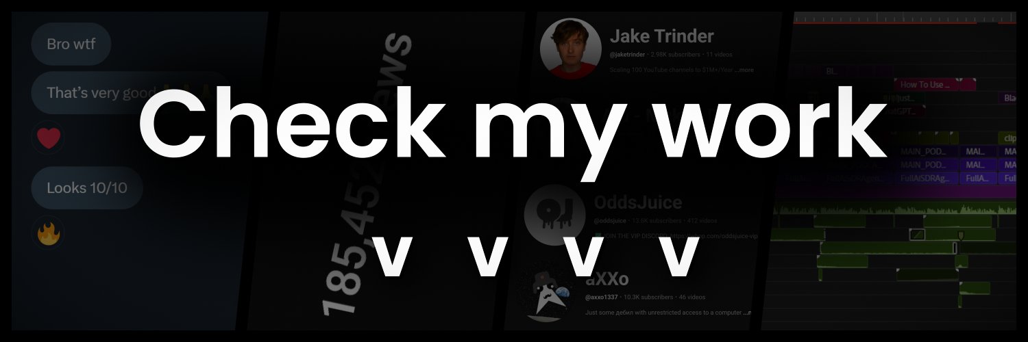 Luis | Video Editor's banner