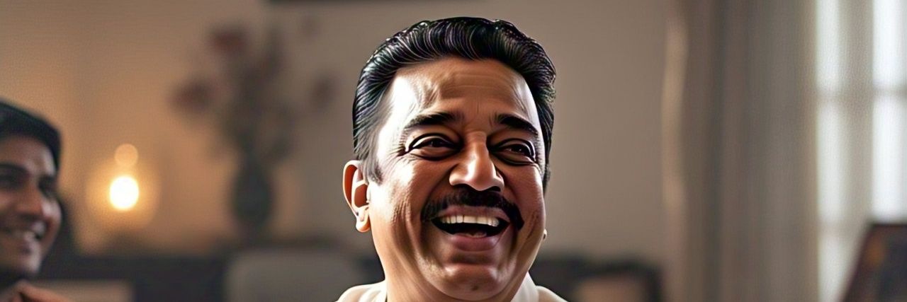 parody Kamal Hassan's banner