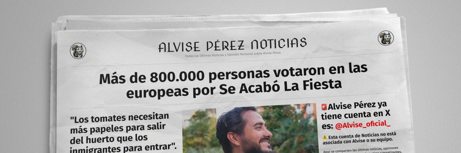Alvise Pérez | Noticias's banner